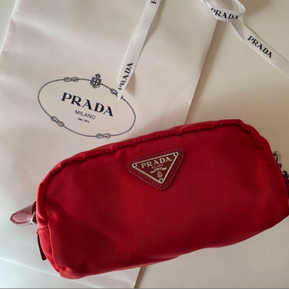 Prada nylon pouch